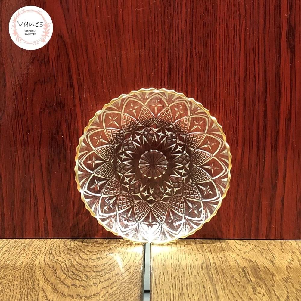 Herencıa BB-05P 6 Lı Çerezlik Altı Yaldızlı (12 Paket)