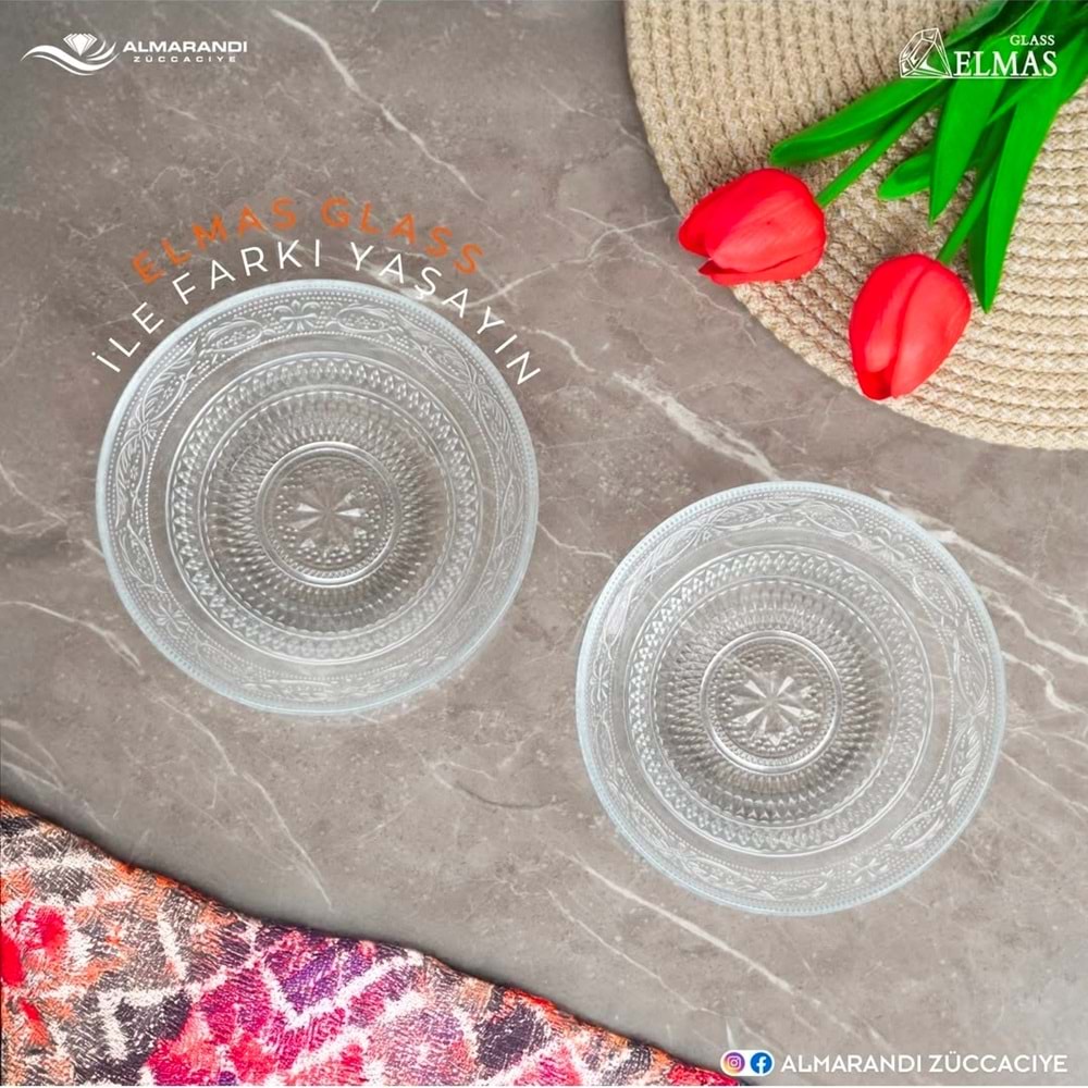 Elmas Atlanta 6 Lı Kase (8 Paket)