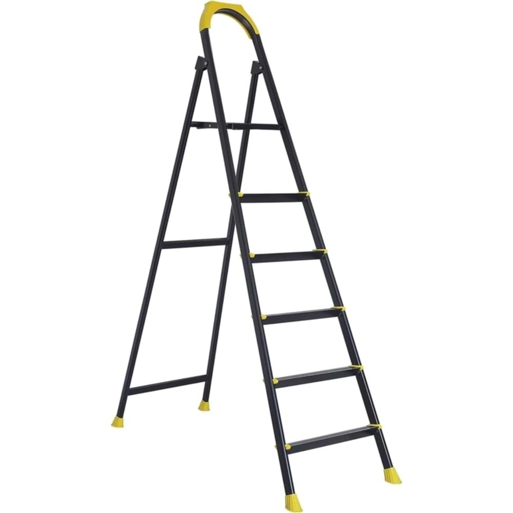 5+1 Basamaklı Hardy Siyah Merdiven