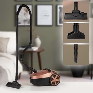 Fantom DC3000 Kırmızı Çekici Yatık Süpürge