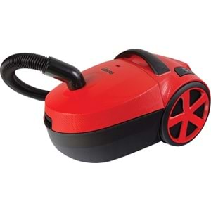 Fantom DC3000 Kırmızı Çekici Yatık Süpürge