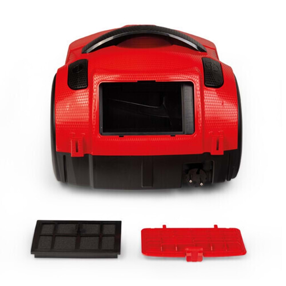 Fantom DC3000 Kırmızı Çekici Yatık Süpürge