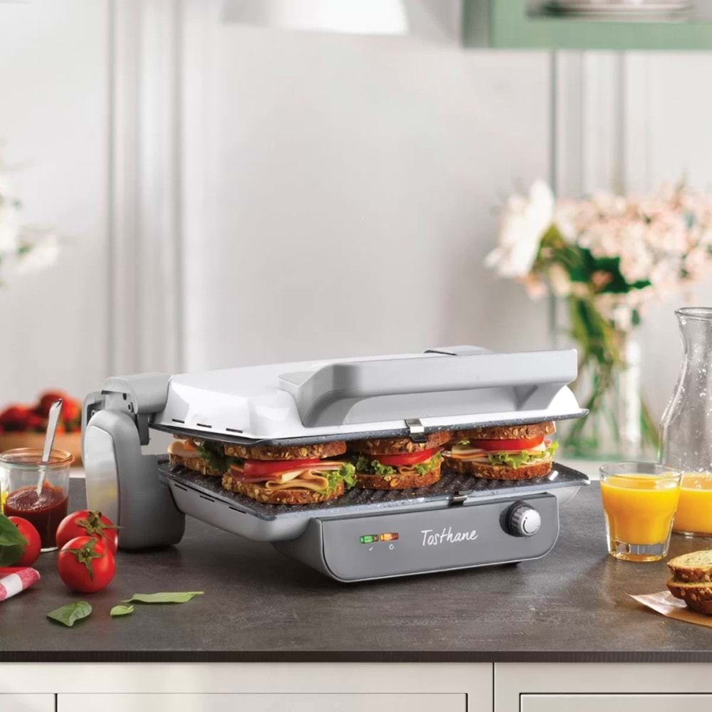 Stilevs Tosthane Granit Tost Makinesi Beyaz