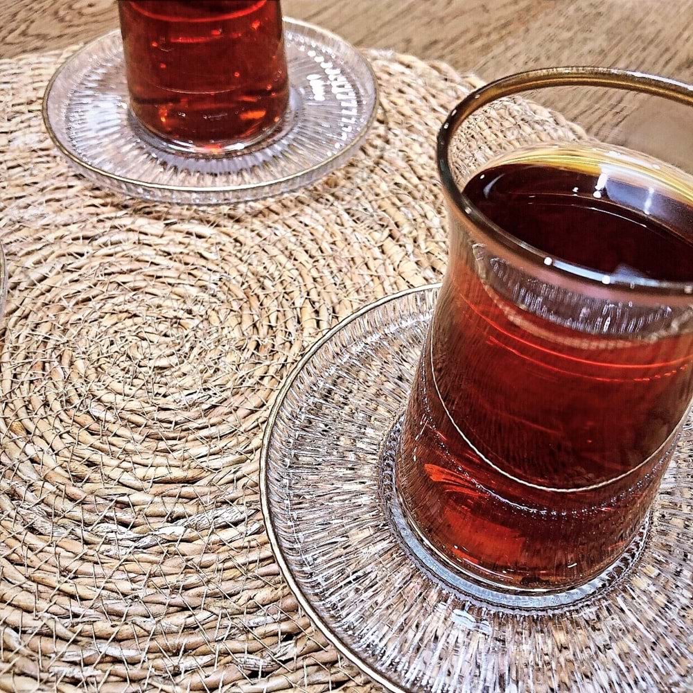 Vanes V327 12 Parça Majestic Çay Seti Yaldızlı (6 Paket)