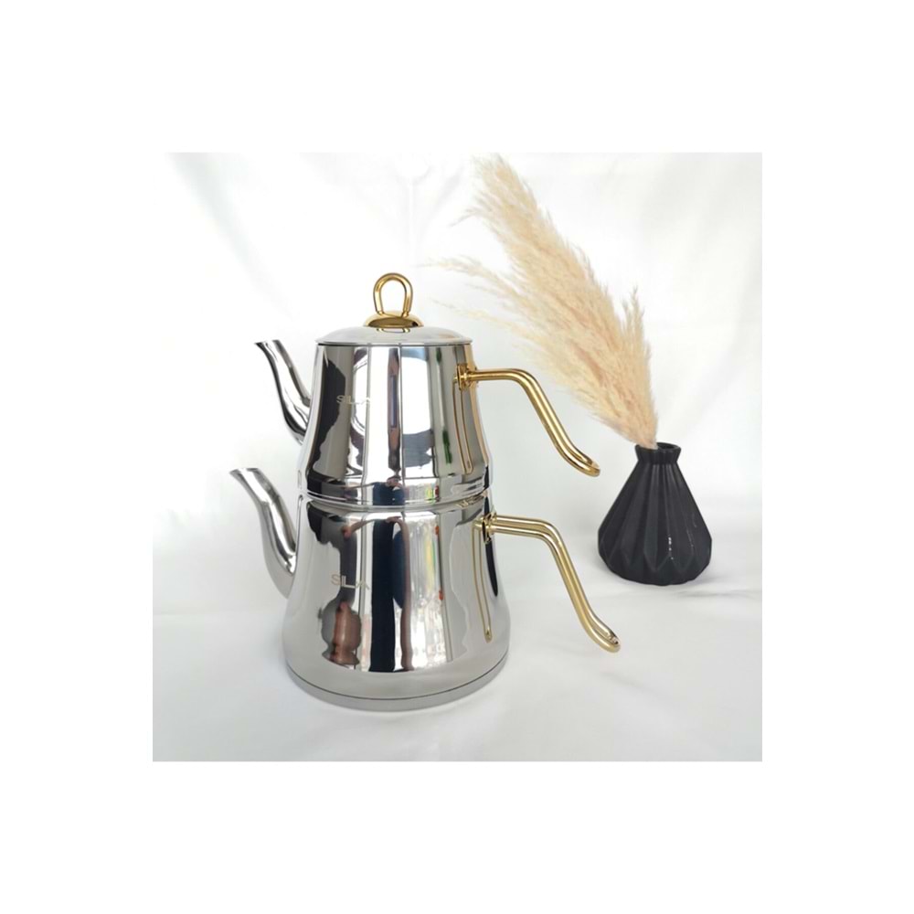 Sıla 587 Piramit Gold Çaydanlık Takımı No:2 (6)