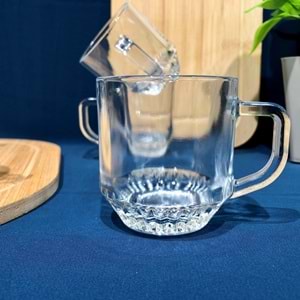 Herencıa Fulya 6 Lı Kulplu Bardak (8 Paket)