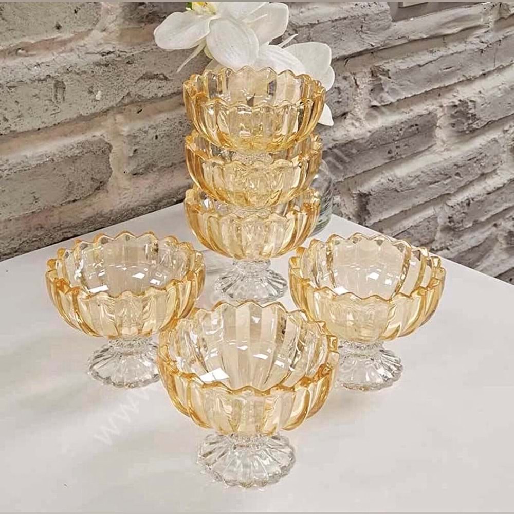 Herencıa Mimoza 6 Lı Ayaklı Sunumluk Lüsterli (6 Paket)
