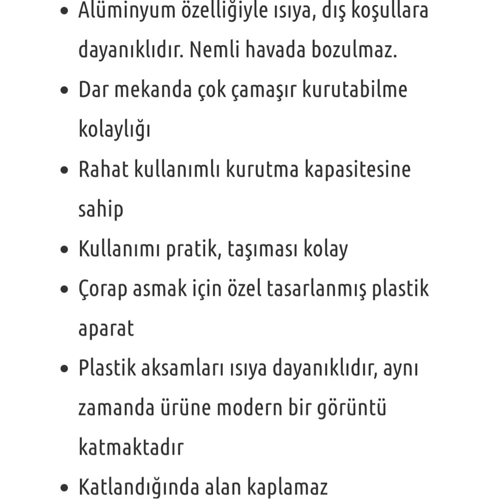 Cıngıllıoğlu Cc-080 Elisa Delüx Kurutmalık (5 Adet)