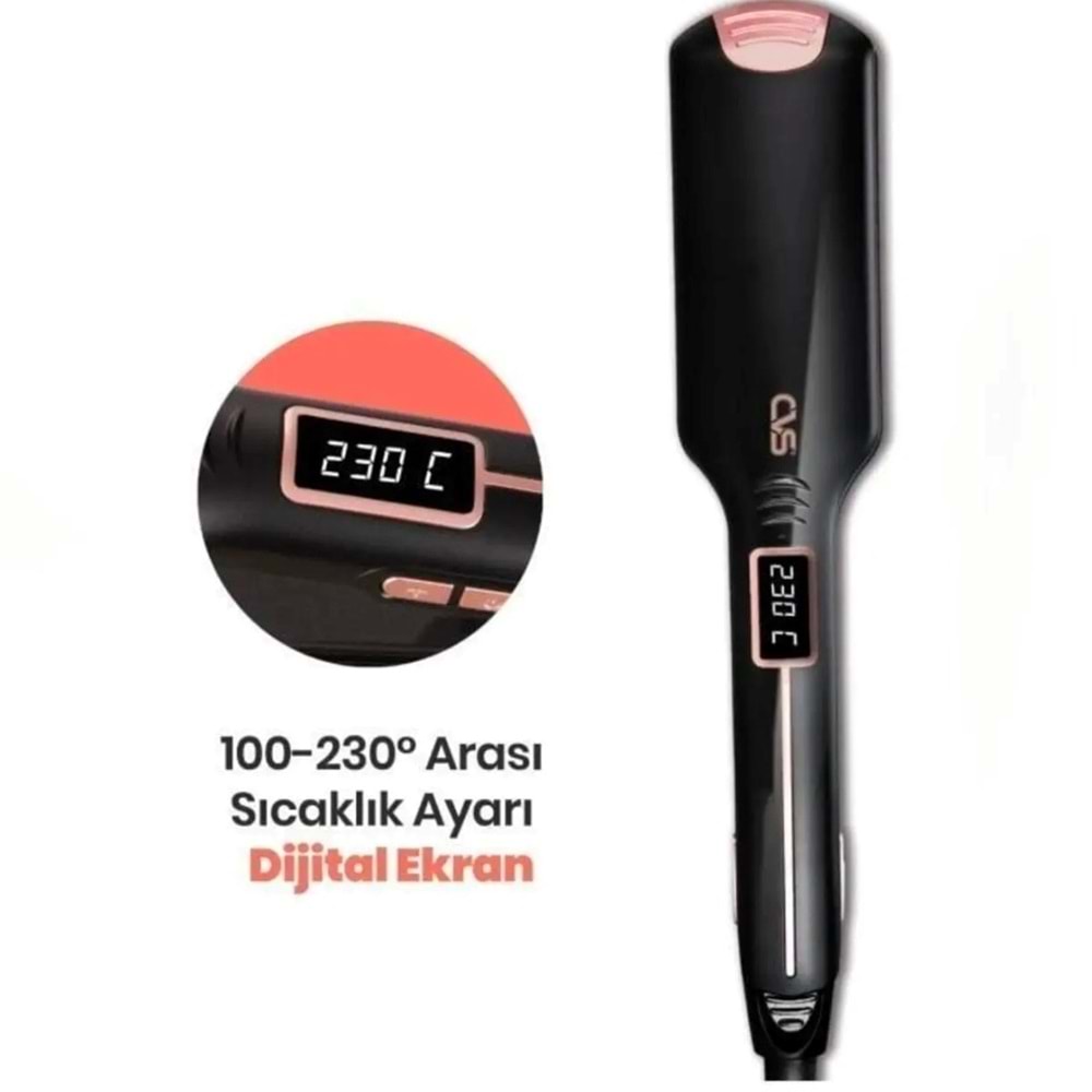 Cvs 7320 Saç Düzleştirici Dijital Ekran