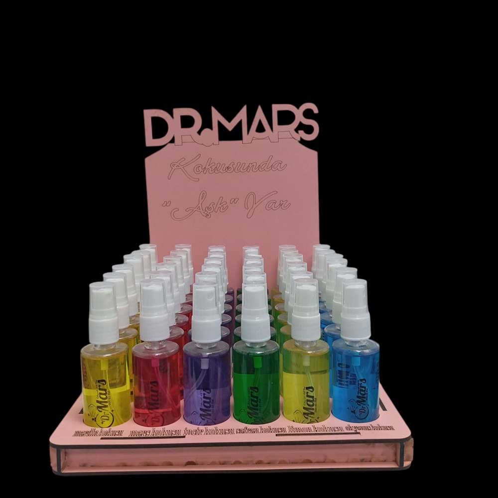 Dr Mars 50 Ml Sprey Kolonya Standlı (120 Adet)