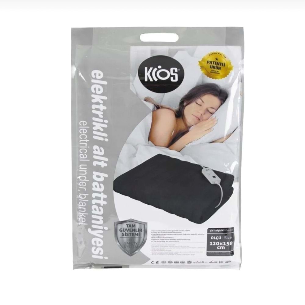 Kios Çift Kişilik 120X150 Elektrikli Bataniye