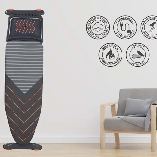 Cıngıllıoğlu Cm-910 Bellini Home Ütü Masası (1 Adet)