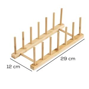 Porsima 2077 Ahşap Tabak Düzenleyici (100 Adet)