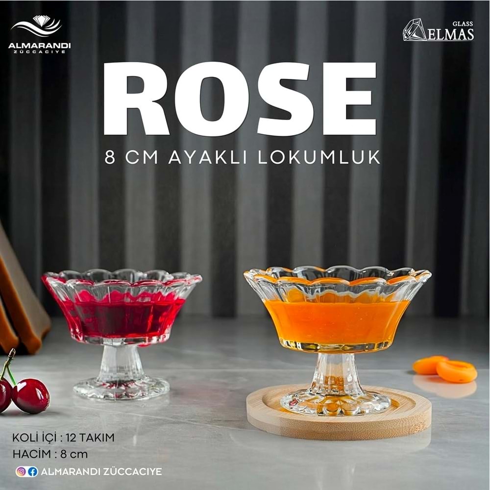 Elmas Mr348 Rose Lokumluk (12 Paket)