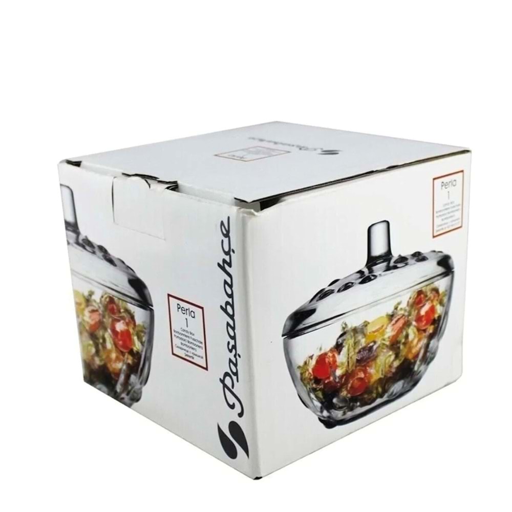 Paşabahçe 97236 Perla Kapaklı Şekerlik (6 Paket)