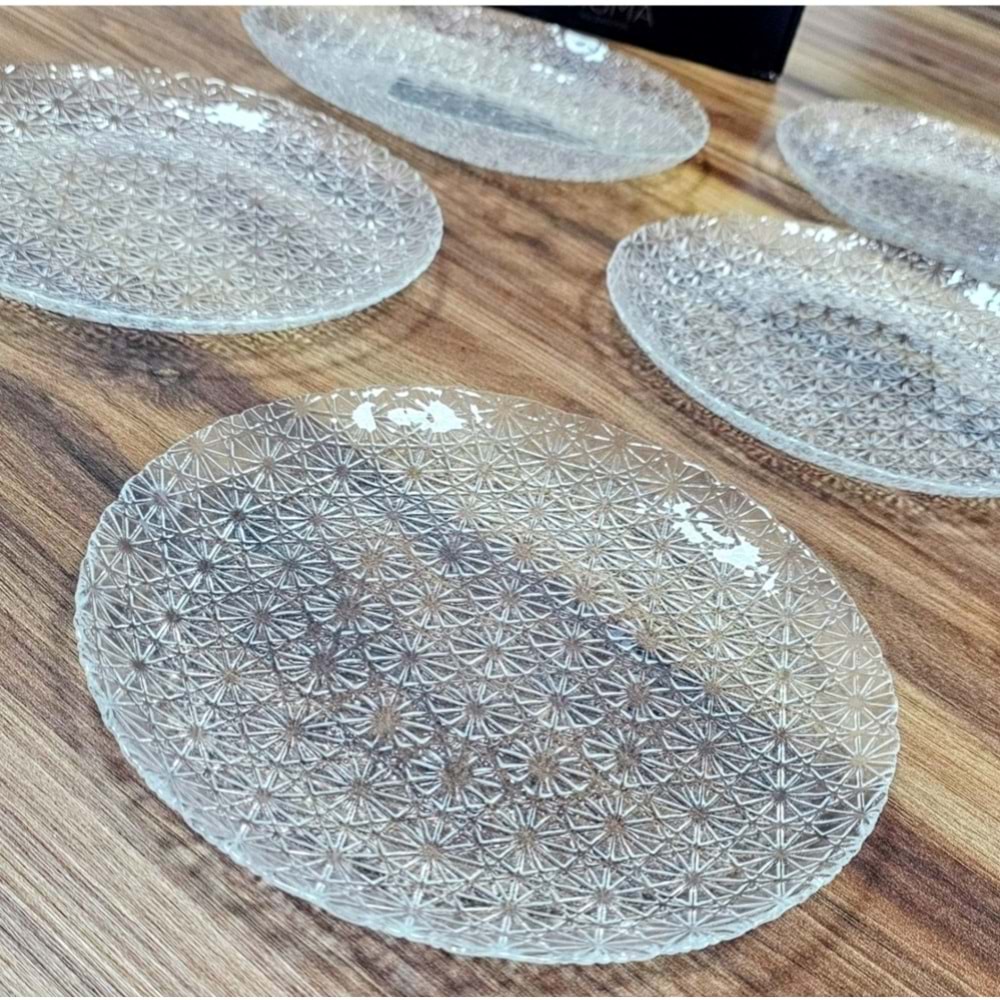 Sigma 21 Cm Koleksiyon Renkli Tabak (8 Paket)