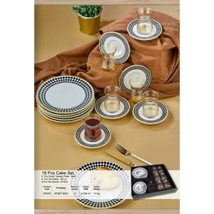 Herencıa 18 Parça Tatlı Seti (4 Paket)