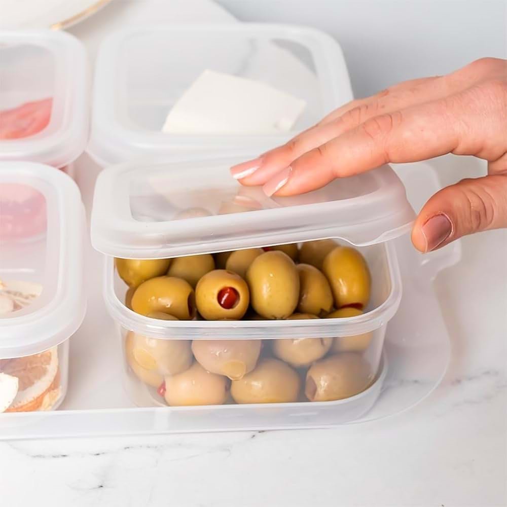 Porsima 2044 / 2043 6 Lı Kahvaltılık Şeffaf Füme (1 Paket)