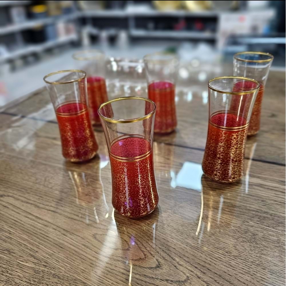 Herencıa 6 Lı Dur331 Renkli Bardak (6 Paket)