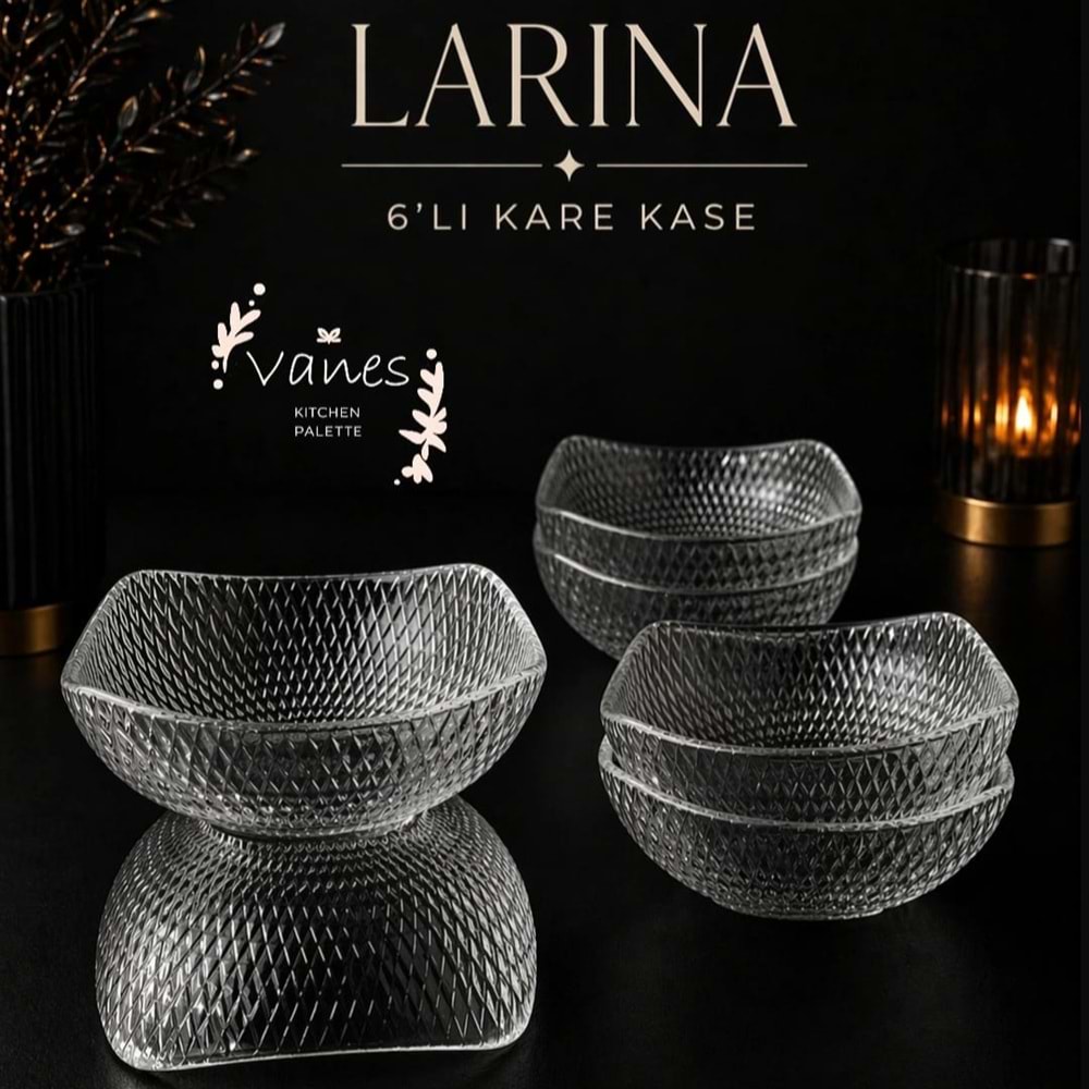 Vanes Larina Kare 6 Lı Kase (8 Paket)