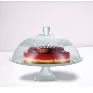 Sigma Quartz 30 Cm Ayaklı Kek Fanusu (4 Adet)