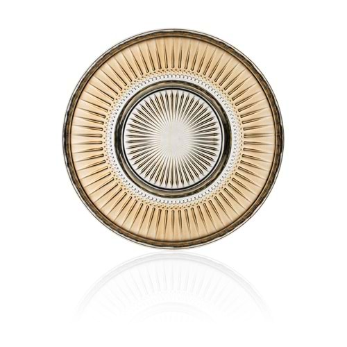 14933 12 CM Elena 6 Lı Çay Tabağı Oranj (10 Paket)