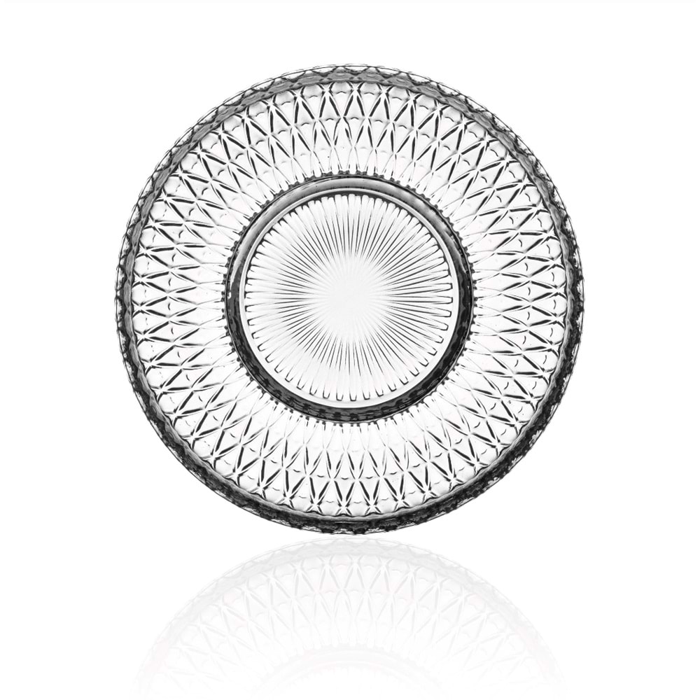 14324 / 12 CM Zelezo 6 Lı Çay Tabağı Sade (10 Paket)