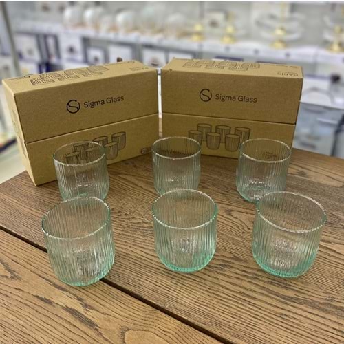 Sigma SGM10884 Paris GB6 El Üretimi 375 CC Bardak (8 Paket)