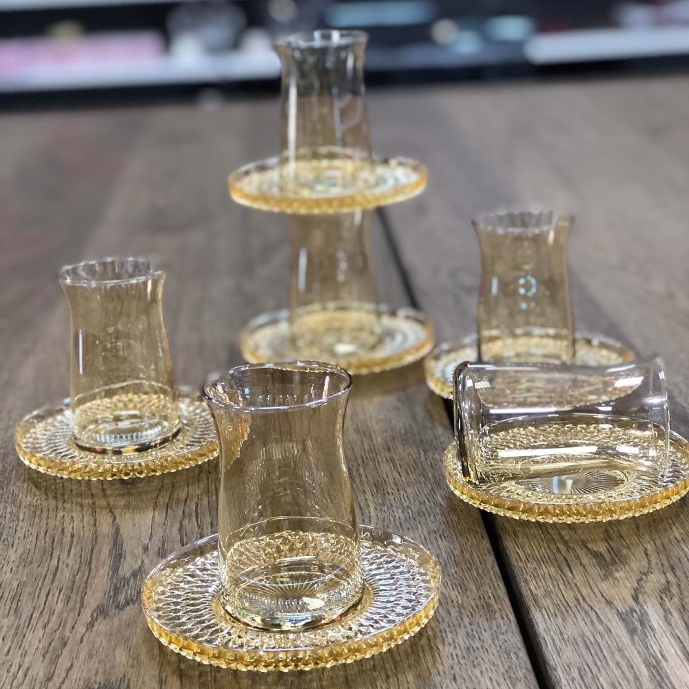 Vanes V327 12 Parça Zelazo Çay Seti Oranj (6 Paket)