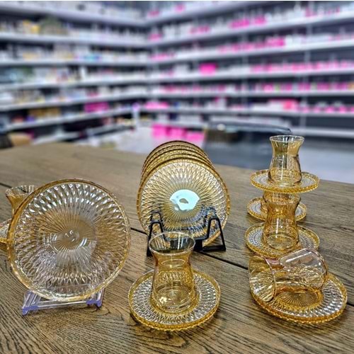 Vanes 42451 18 Parça Zelazo Çay Seti Oranj 4 Pk