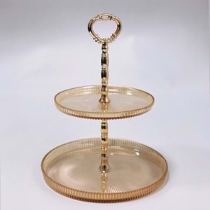 Vanes VNS10797 Tokyo Katlı Kurabiyelik 21+16 Cm Oranj (12 Paket)