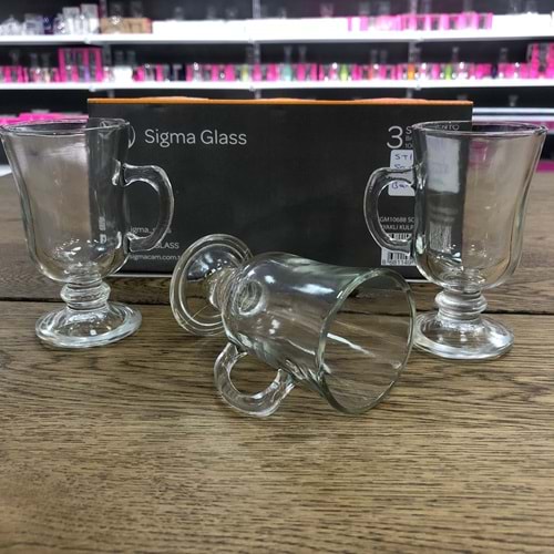 Sigma SGM10688 Sorrento SL3 Latten Kulplu Bardak (16 Pk)