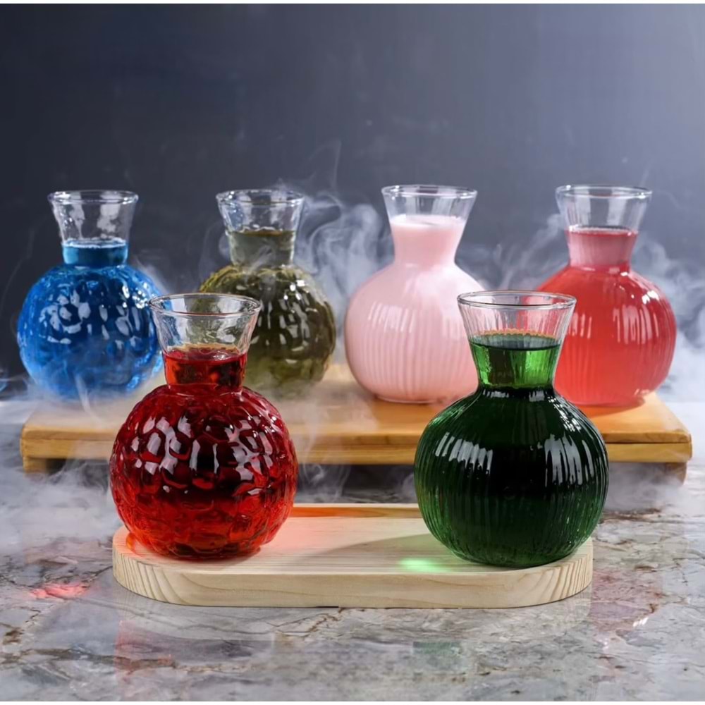 Sigma SGM11710 Symphony 6 Lı 500CC Bubbles Karaf Bardak (8 Pk)