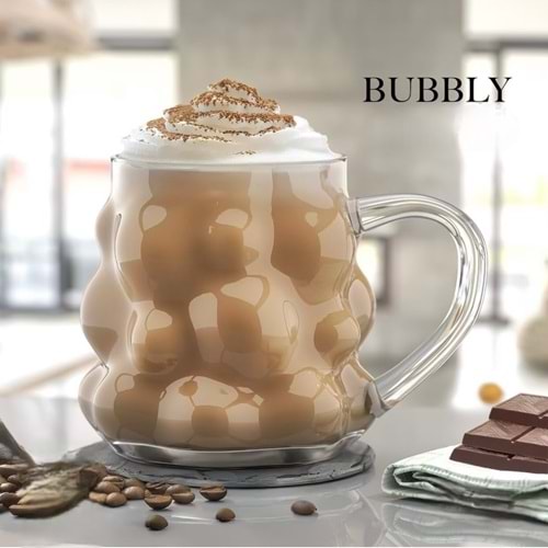 Bubbly 350 Ml Kulplu Bardak (24 Paket)