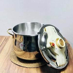 Sıla 12 Lt Gold Pratik Düdüklü Tencere