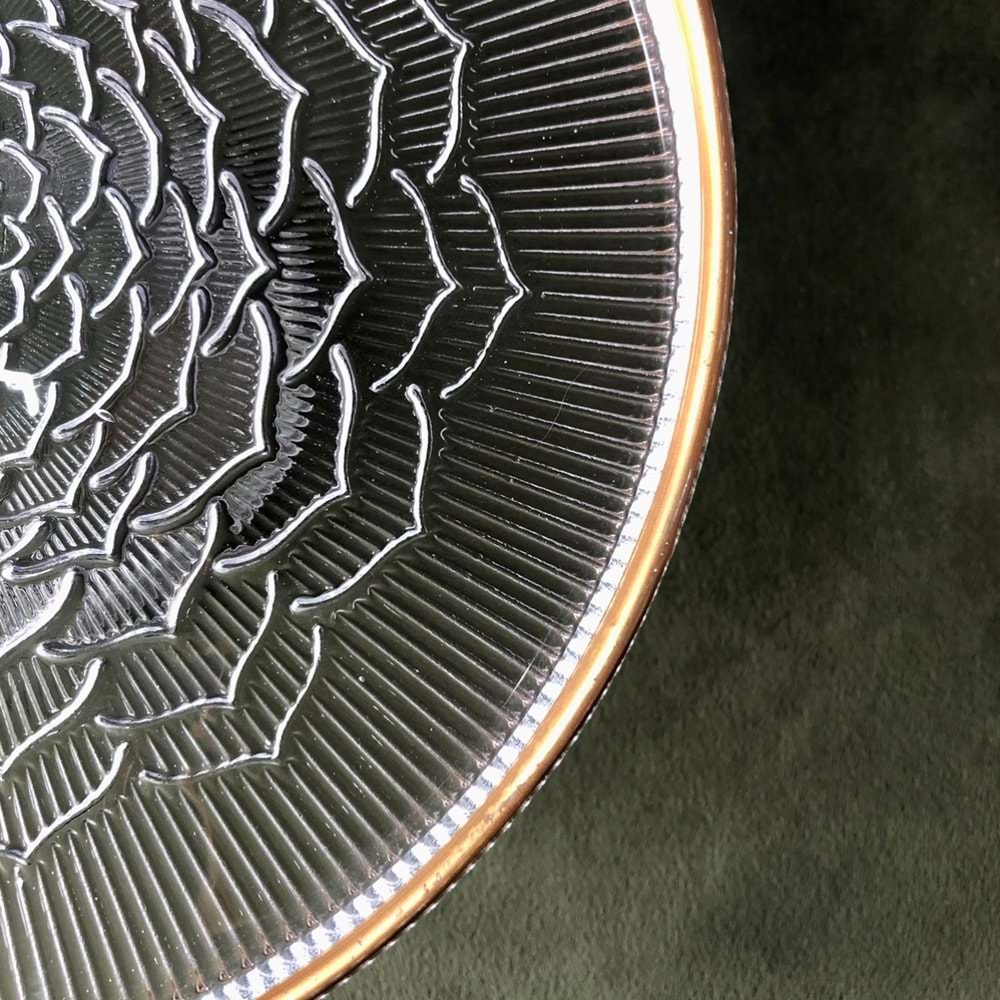 Vanes Capira 22 Cm Ayaklı Sunumluk Yaldızlı (8 Paket)