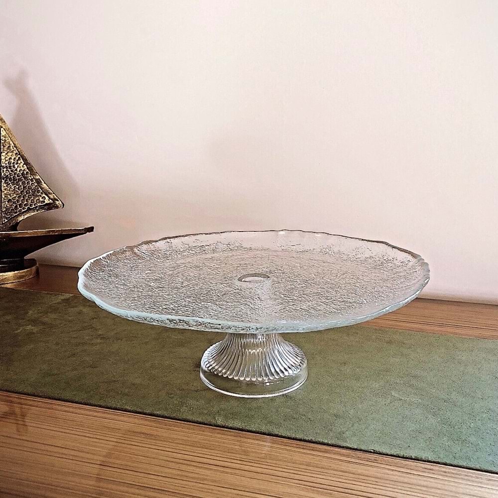 Vanes Frosted 28 Cm Ayaklı Sunumluk (8 Paket)