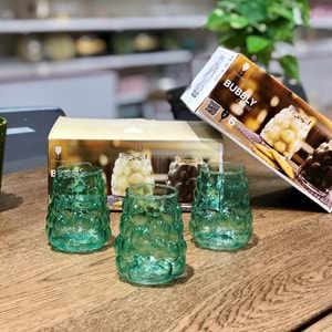 Bubbly 90 Ml Renkli 6 Lı Kahve Yanı Bardak (8 Paket)