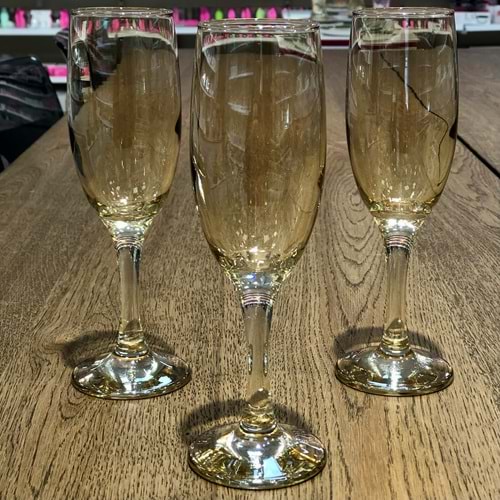 Herencıa Şems 6 Lı Kahve Yanı Bardak Bal Lüster (8 Paket)