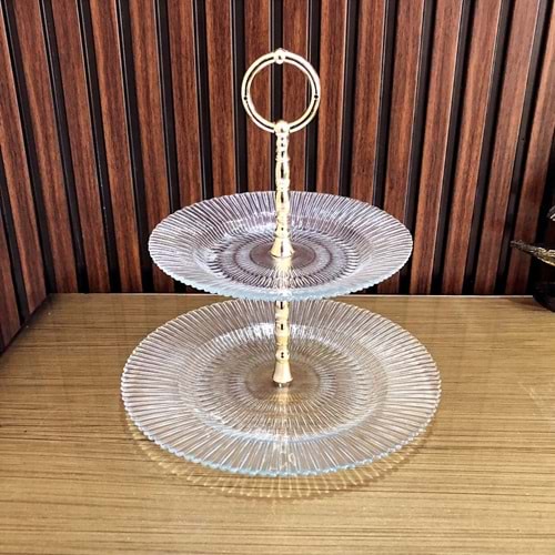 Vanes Majestic Katlı Kurabiyelik 26+19 Cm (8 Paket)