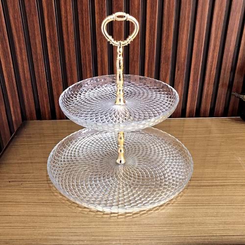 Vanes Aden Katlı Kurabiyelik 26+19 Cm