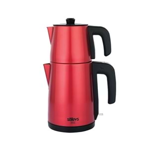 Stilevs Biçay Çelik Çay Makinesi İnox Vişne