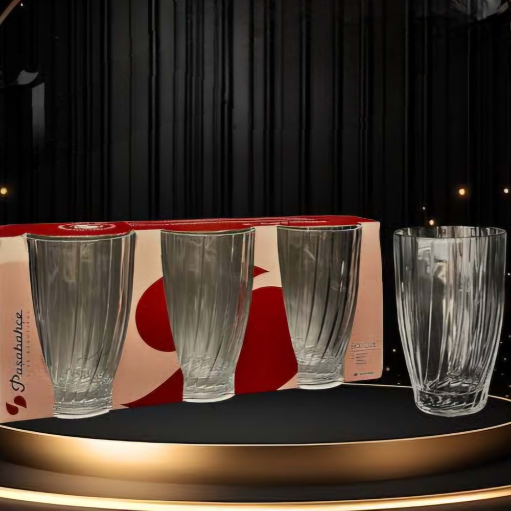 Paşabahçe 520185 Bouquet 3 Lü Meşrubat Bardak (8 Paket)
