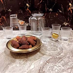 Vanes Harem 10 Prç Gold Zemzem ve Hurma Seti (6 Paket)