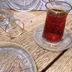 Vanes V327 18 Parça Sensu Çay Seti Yaldızlı (4 Paket)