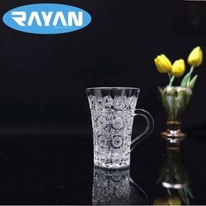 Rayan İmpero 6 Lı Kulplu Çay Bardak (8 Paket)