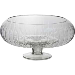 Rayan Round Cake Plate 24 Cm Ayaklı Meyvelik (4 Paket)