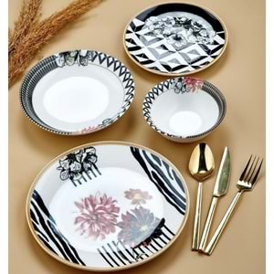 İnter Life 24 Parça Yemek Takımı