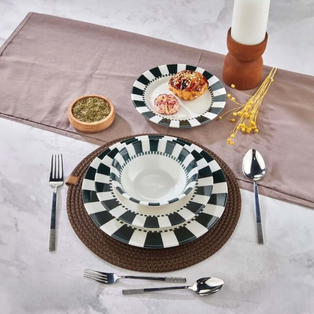 İnter Life 24 Parça Yemek Takımı