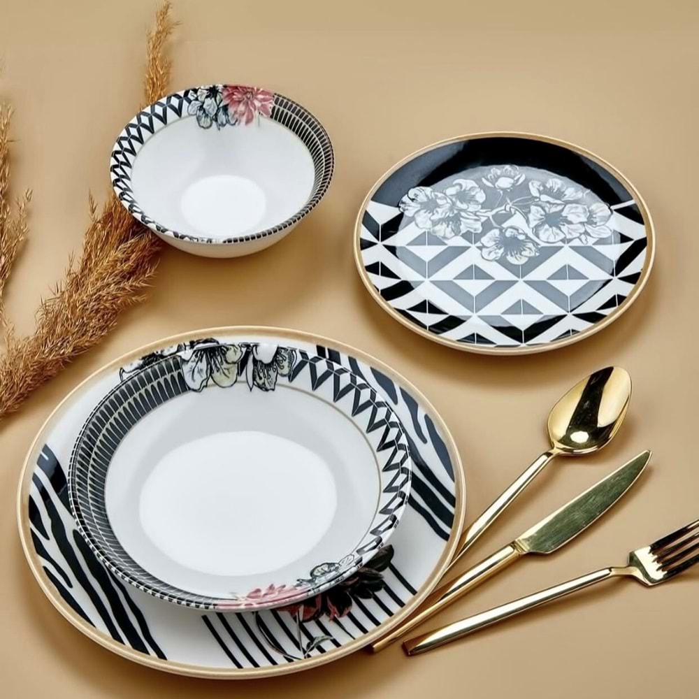 İnter Life 24 Parça Yemek Takımı